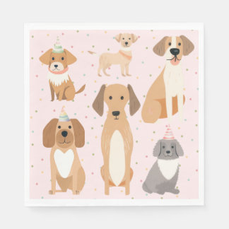 Hundeparty Servietten
