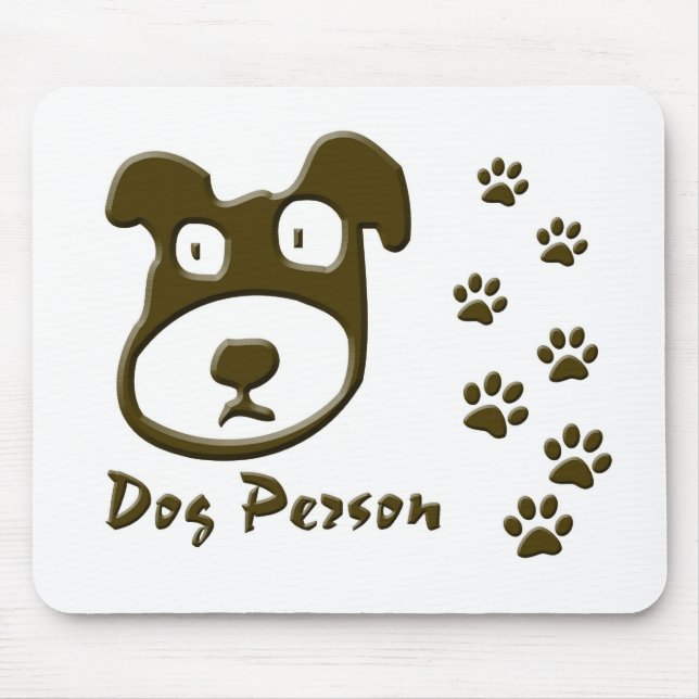 Hundeperson Mousepad (Vorne)