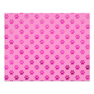 Hundepflaster drucken "Hot Pink" Pink Hintergrund  Fotodruck