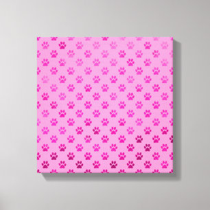 Hundepflaster drucken "Hot Pink" Pink Hintergrund  Leinwanddruck