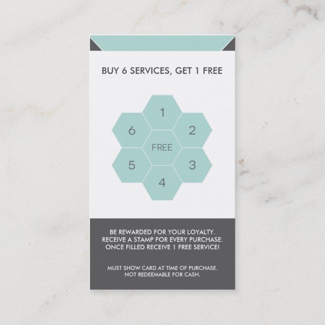 Hundepflegender Kunde vergütet Karte (Rückseite)