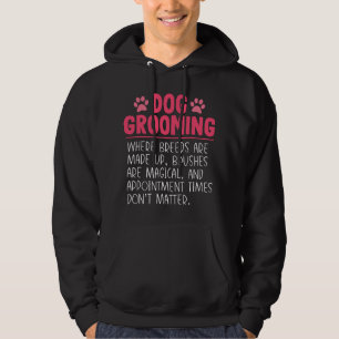 Hundepfleger Lustige Rassen Witz Haustier Pflege W Hoodie