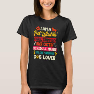 Hundepfleger Tierpflege Furologe Welpenfellkunst T-Shirt