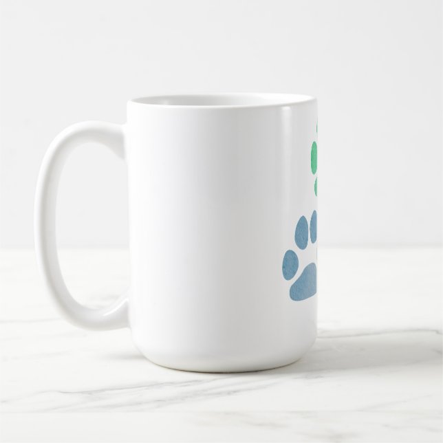 Hundepfoten Kaffeetasse (Links)