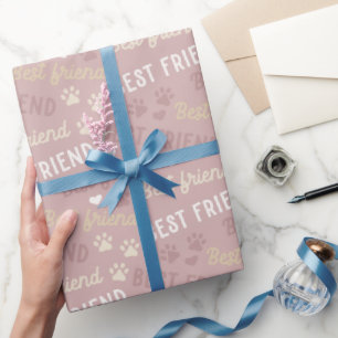 Hundepfoten-Muster Geschenkpapier