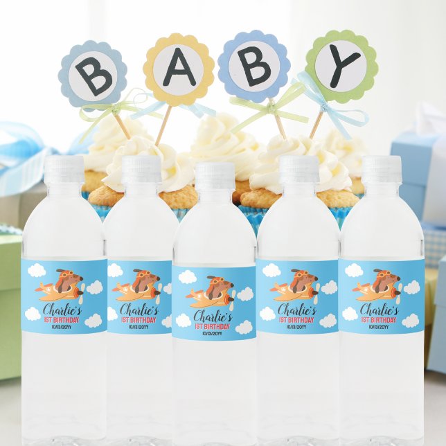 Hundepilotin Flug Flugzeug, Niedliche Kinder Blaue (Von Creator hochgeladen)