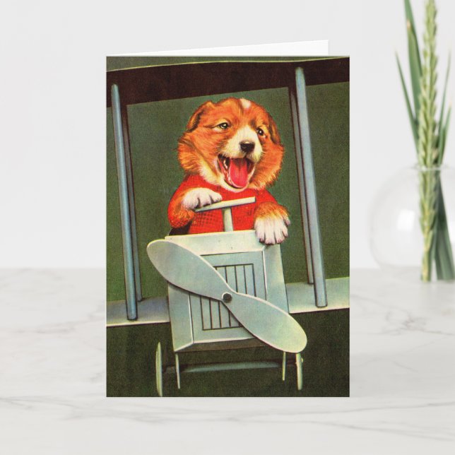 Hundepilotin Karte (Vorderseite)