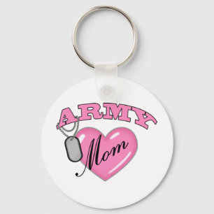 Hundeplakette des Armee-Mama-Herz-N Schlüsselanhänger