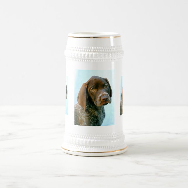 Hundeportrait Bierglas (Mittel)