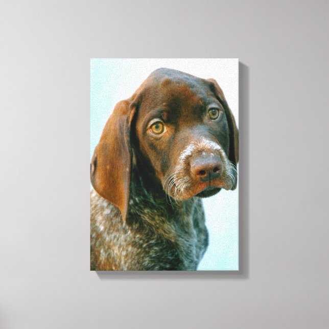 Hundeportrait Leinwanddruck (Vorderseite)