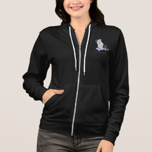 Hundeporträtmalerei auf niedliche Granzwolle Hoodie