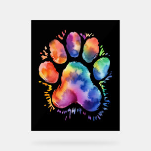 Hundeputendrucktyp die für Hundeliebhaber Acrylschild