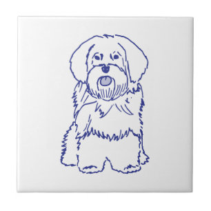 Hunderasse Havanese Fliese