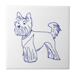 Hunderasse Yorkshire Terrier Fliese