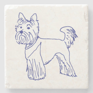 Hunderasse Yorkshire Terrier Steinuntersetzer