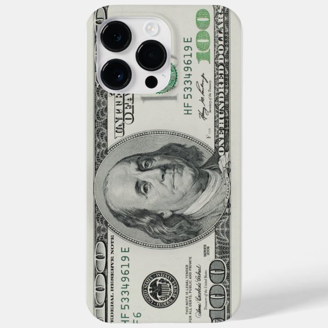 Hundert Dollar Bill Case-Mate iPhone 14 Pro Max Hülle (Rückseite)