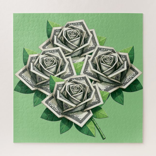 Hundert Dollar Rechnungen Origami Rose Geld Kunst (Vertikal)