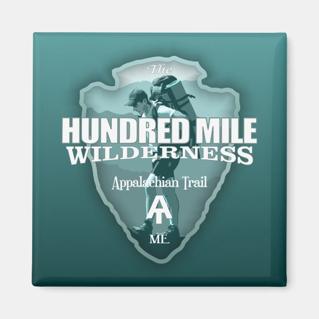 Hundert-Kilometer-Wildnis (Arrowhead T) Magnet (Vorne)