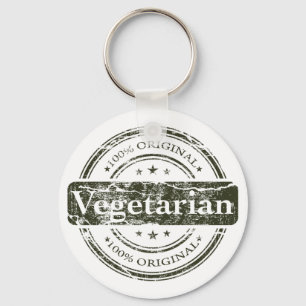 Hundert-Prozent-Vegetarier Schlüsselanhänger