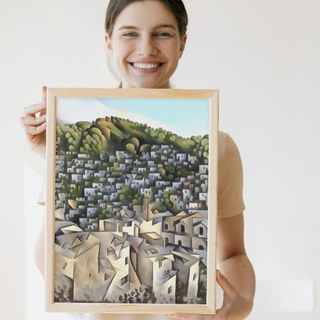 Hunderte Häuser Kayakoy Fethiye Malerei Leinwanddruck (Von Creator hochgeladen)