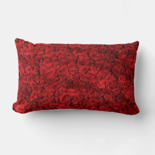 Hunderte schöne Rote Rosen Lendenkissen