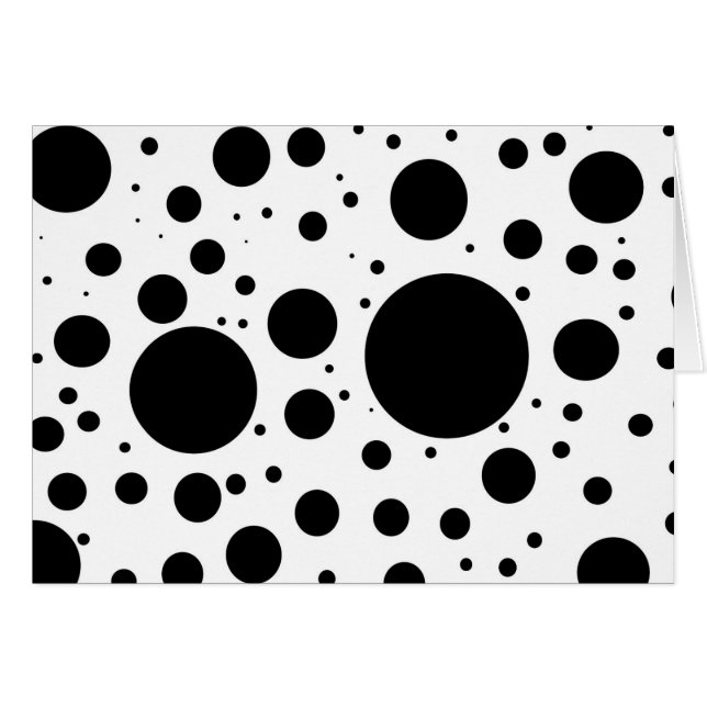 Hunderte von den schwarzen Flecken und von den (Vorderseite (Horizontal))