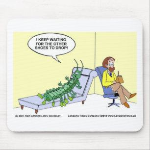 Hundertfüßer Psychiatrie Lustige Karten Tassen & G Mousepad