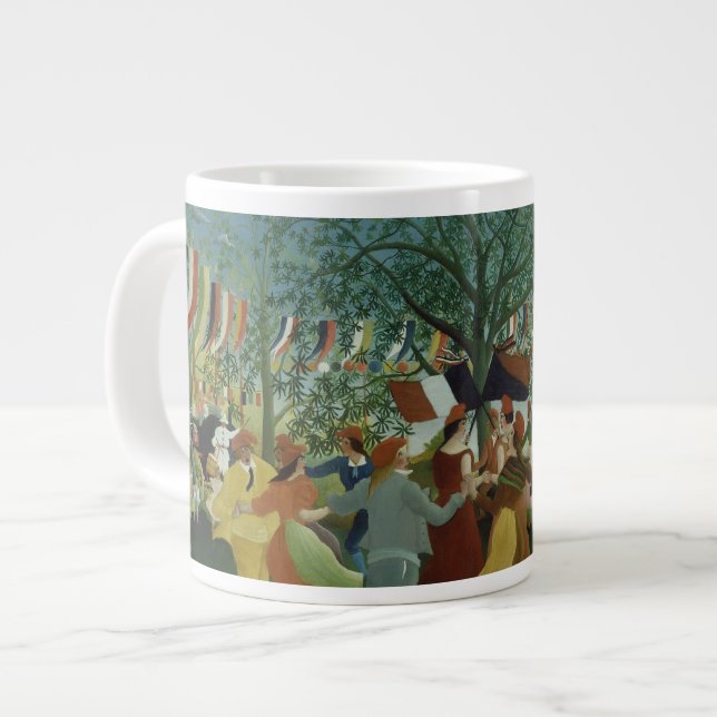 Hundertjahrfeier der Unabhängigkeit von Henri Rous Jumbo-Tasse (Vorderseite Links)