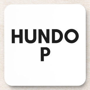 Hundertstel Getränkeuntersetzer