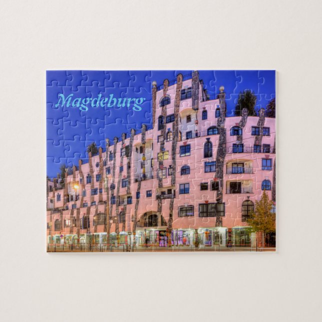Hundertwasser in Magdeburg-Foto (Horizontal)