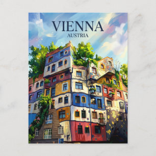 Hundertwasserhaus Österreich Postkarte