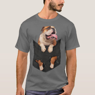 Hundeschlitten in Ihrem Pocket für Hunde Liebe T-Shirt