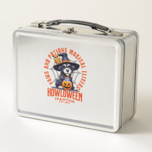 Hundeschlitten - Paws and Potions Magische Elixer. Metall Brotdose