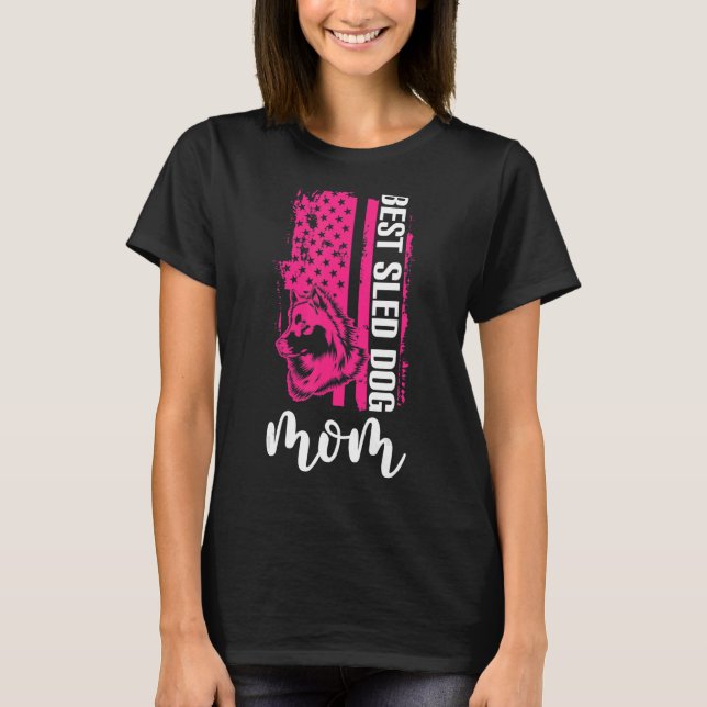 Hundeschlitten T-Shirt (Vorderseite)