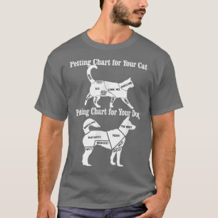Hundeschlitten VS Katzenscheibchen Diagramm Hundeh T-Shirt