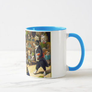 Hundeschule durch Louis Wain Tasse