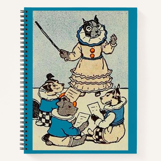 Hundeschule Notizbuch (Vorderseite)