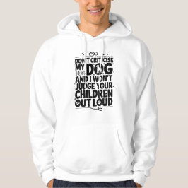 Hundeschutzwarnung Hoodie