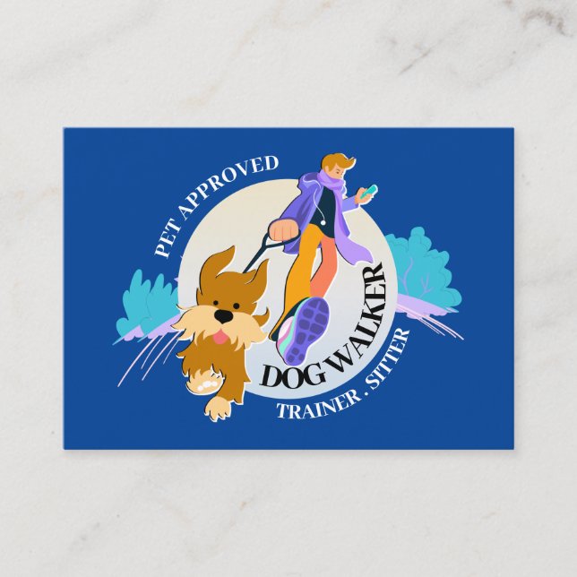 Hundeschwalker / Groomer / Etc. - SRF-Visitenkarte Visitenkarte (Vorderseite)