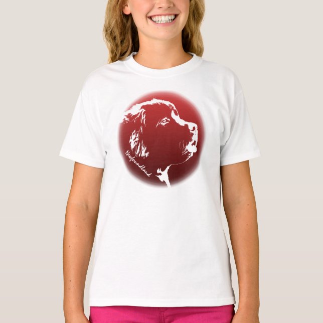 Hundeshirt von Neufundland, Dog Lover T - Shirt (Vorderseite)