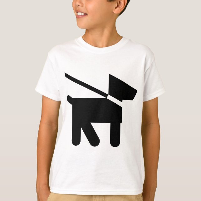 HundeSilhouette! T-Shirt (Vorderseite)