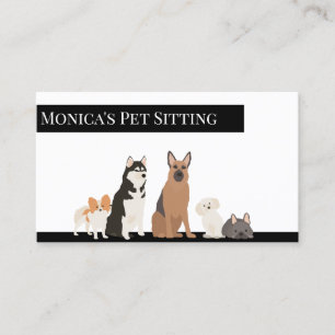Hundesitting Hunde Training Grooming Tagesstätte  Visitenkarte