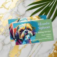 Hundesitting-Service Hunde Spaziergang Pop-Art Shi