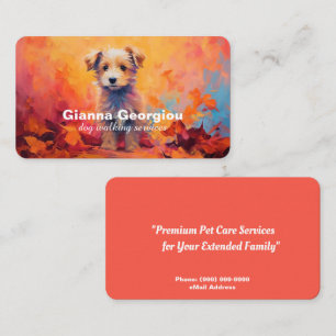 Hundesitting-Service Visitenkarte