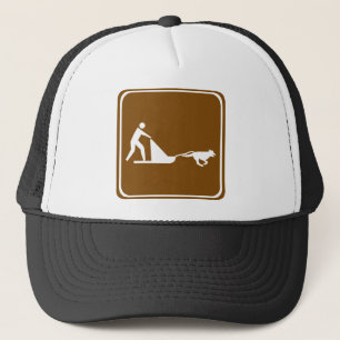 Hundesledding Landstraßen-Zeichen Truckerkappe
