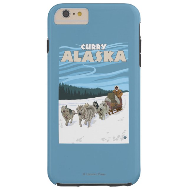 HundeSledding Szene - Curry, Alaska Case-Mate iPhone Hülle (Rückseite)