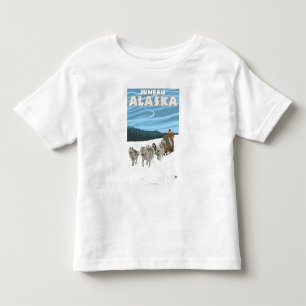 HundeSledding Szene - Juneau, Alaska Kleinkind T-shirt