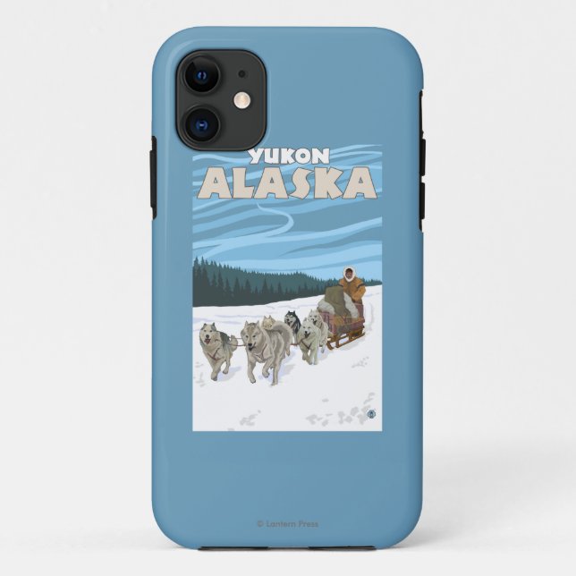 HundeSledding Szene - Yukon, Alaska Case-Mate iPhone Hülle (Rückseite)