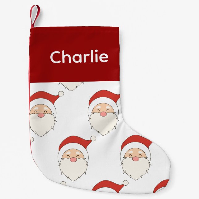 Hundesocken Maßgeschneiderte Hundesocken - Put Y Kleiner Weihnachtsstrumpf (Vorderseite)