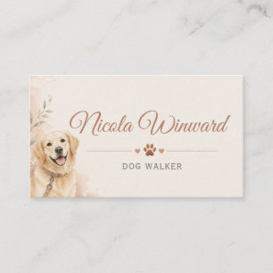 Hundesportkarten-Design Visitenkarte
